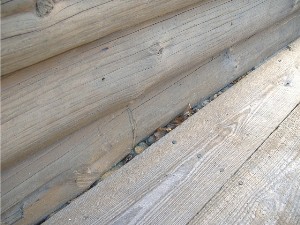 improper deck flashiing